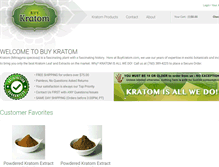 Tablet Screenshot of buykratom.com